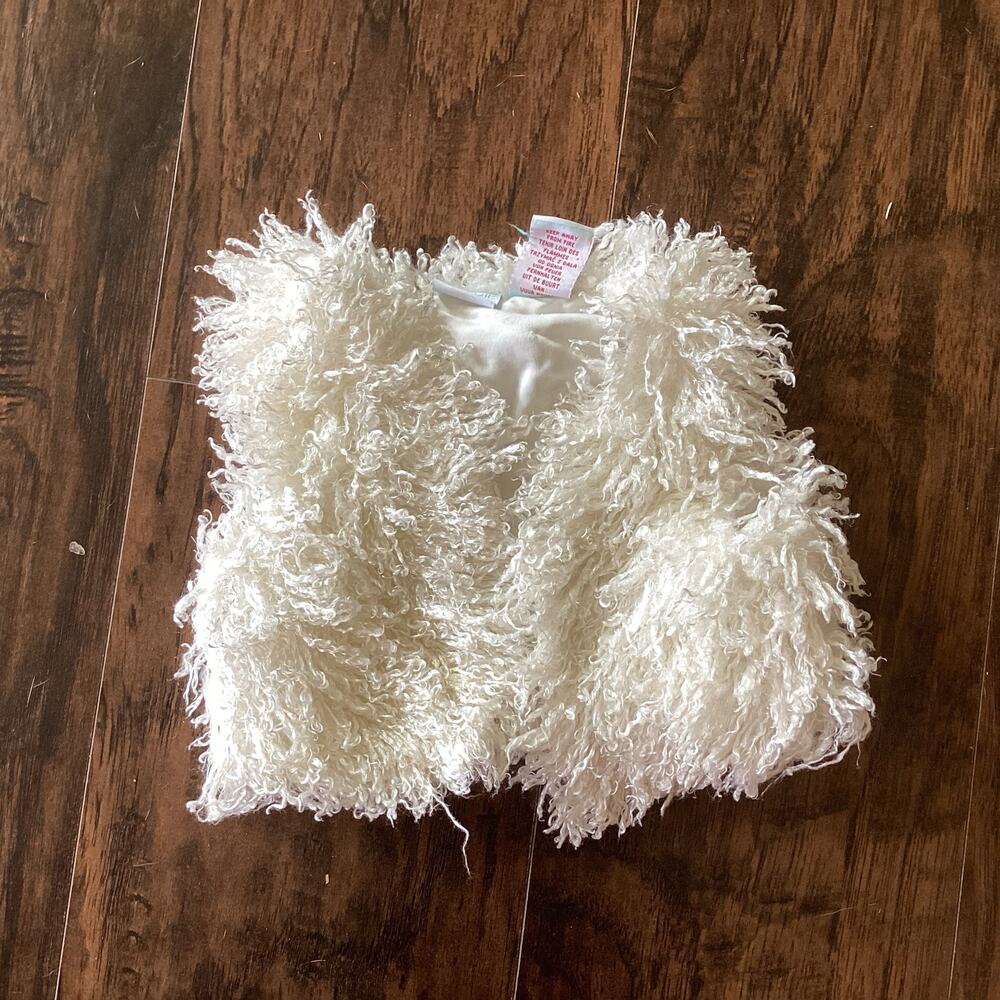 Maggie & Zoe Faux Fur Baby Vest